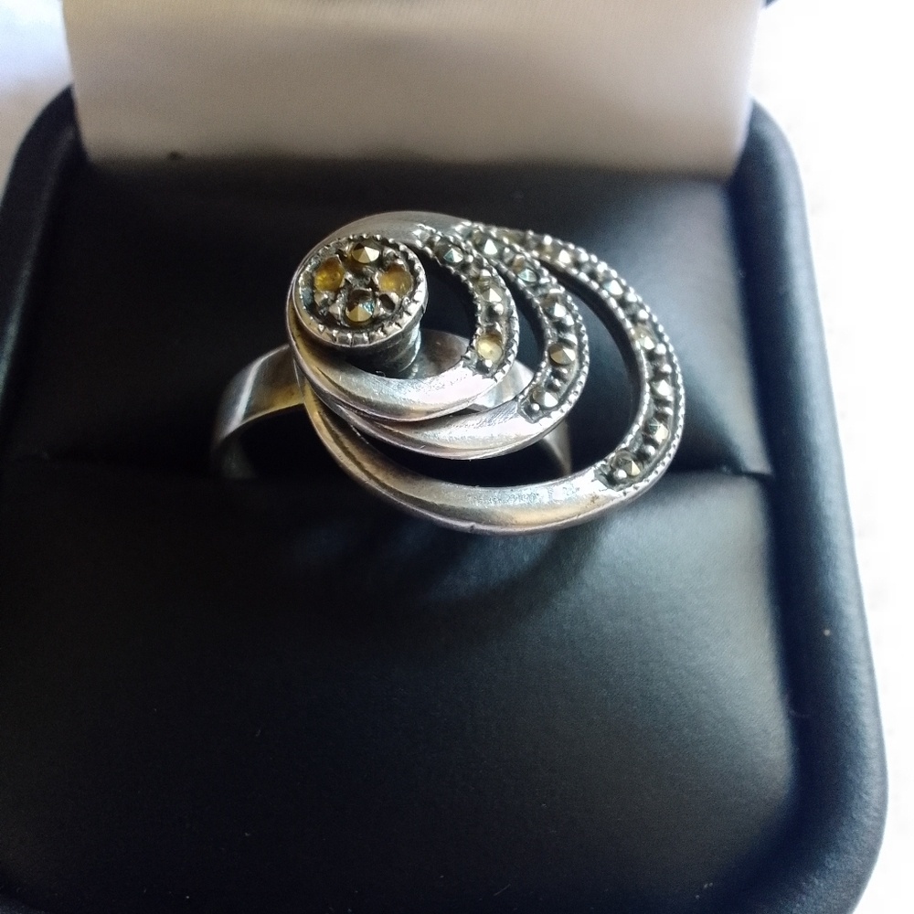 Vintage Handmade Silver Sterling Ring π Size 7